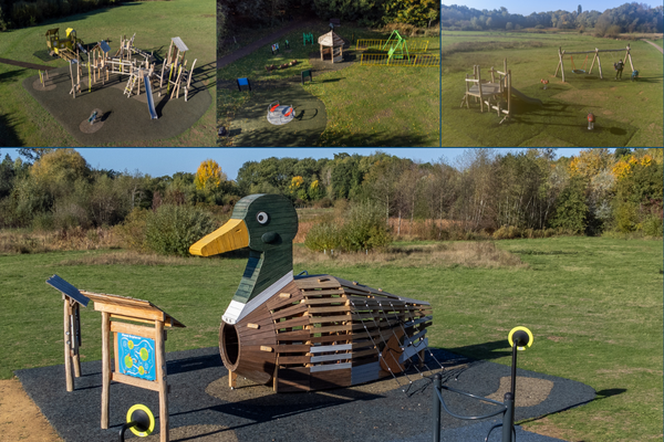 Hinchingbrooke Country Park new play areas, 2022