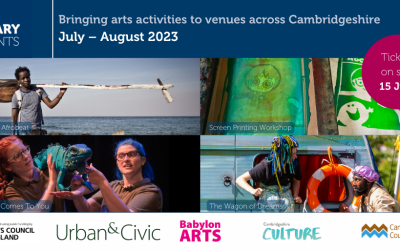 Cambridgeshire wide arts programme The Library Presents chooses Keystone as its 2023-26 communications partner